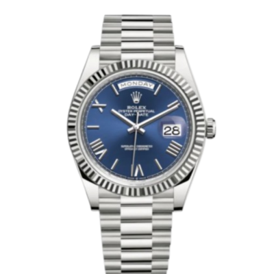 Super Clone Day-Date - Blue Dial