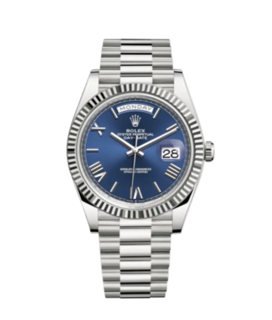 Super Clone Day-Date - Blue Dial