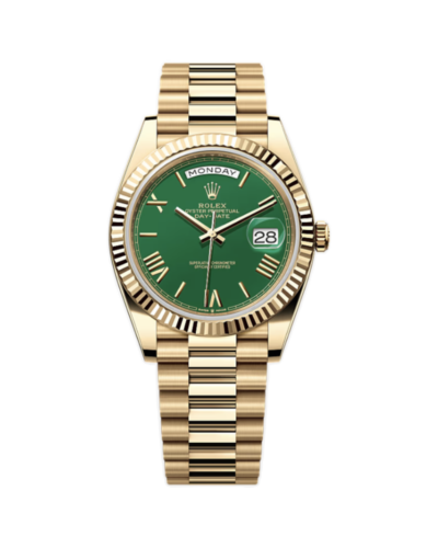 Super Clone Rolex Day-Date Gold  – Green Dial