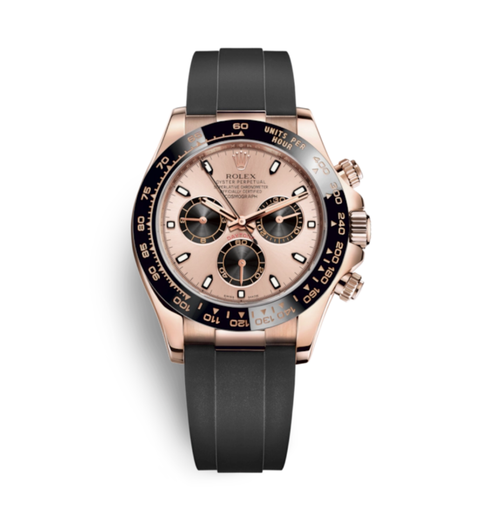 Super Clone Rolex Daytona Rose Gold – Oysterflex