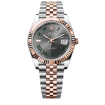 Super Clone Datejust Wimbledon , Slate, Oystersteel And Everose Gold
