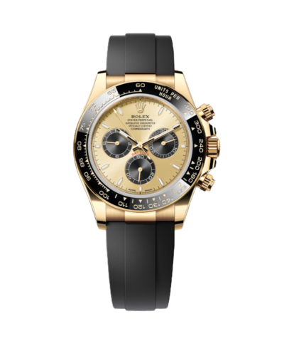 Super Clone Rolex Cosmograph Daytona Golden And Black, Yellow Gold