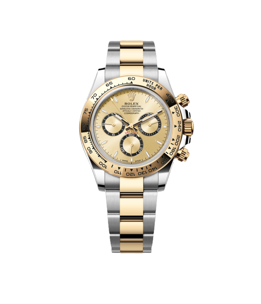 Super-Clone-Rolex-Cosmograph-Daytona-Golden-Black-Counter-Rings-1