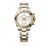 Super Clone Rolex Cosmograph Daytona, White And Yellow Gold