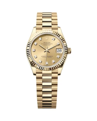 Super Clone Rolex Datejust 31 Gold – Gold Dial
