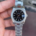 Super Clone Rolex Datejust, 31 mm, Oystersteel  , Diamonds Bezel