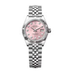 Super Clone Rolex Datejust 31mm Pink Dial Diamond Jubilee