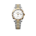 Super Clone Rolex Datejust 31mm White Dial Yellow Gold Jubilee
