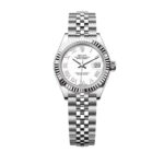 Super Clone Rolex Datejust 31mm White Roman Dial Silver Jubilee