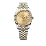 Super Clone Rolex Datejust 31mm Champagne Dial Yellow Gold Jubilee