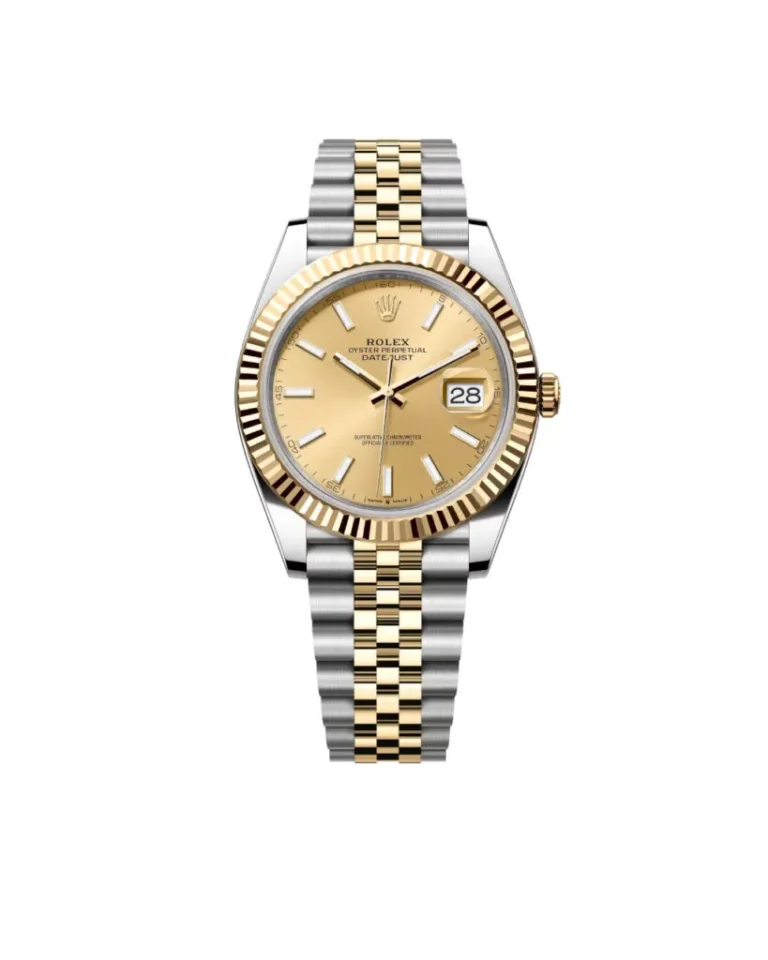 Super Clone Rolex Datejust 31mm Champagne Dial Yellow Gold Jubilee