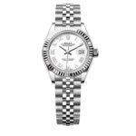 Super Clone Rolex Datejust 36mm White Roman Dial Silver Jubilee