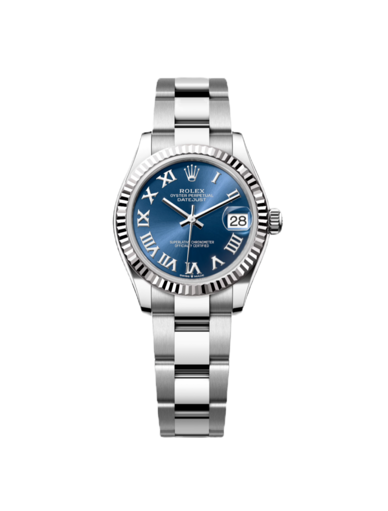 Super Clone Rolex Datejust Azzurro Blue Dial Roman Dial