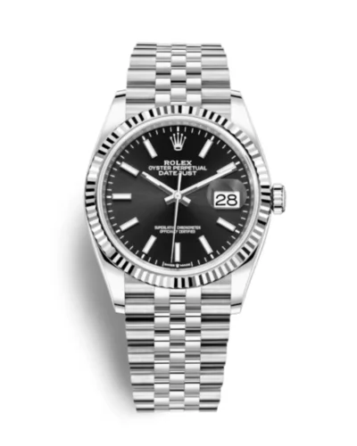 Super Clone Rolex Datejust Black Dial Jubilee