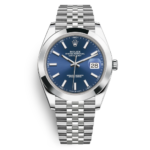 Super Clone Rolex Datejust Blue Dial Jubilee – Smooth Bezel