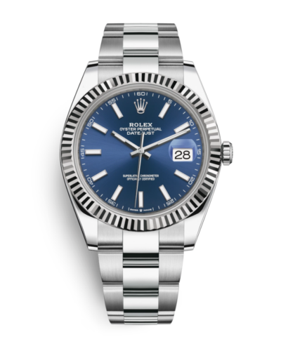 Super Clone Rolex Datejust Blue Dial Oyster