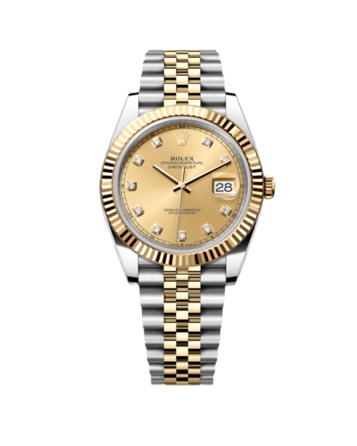 Super Clone Rolex Datejust Diamond Two Tone Diamond Dial
