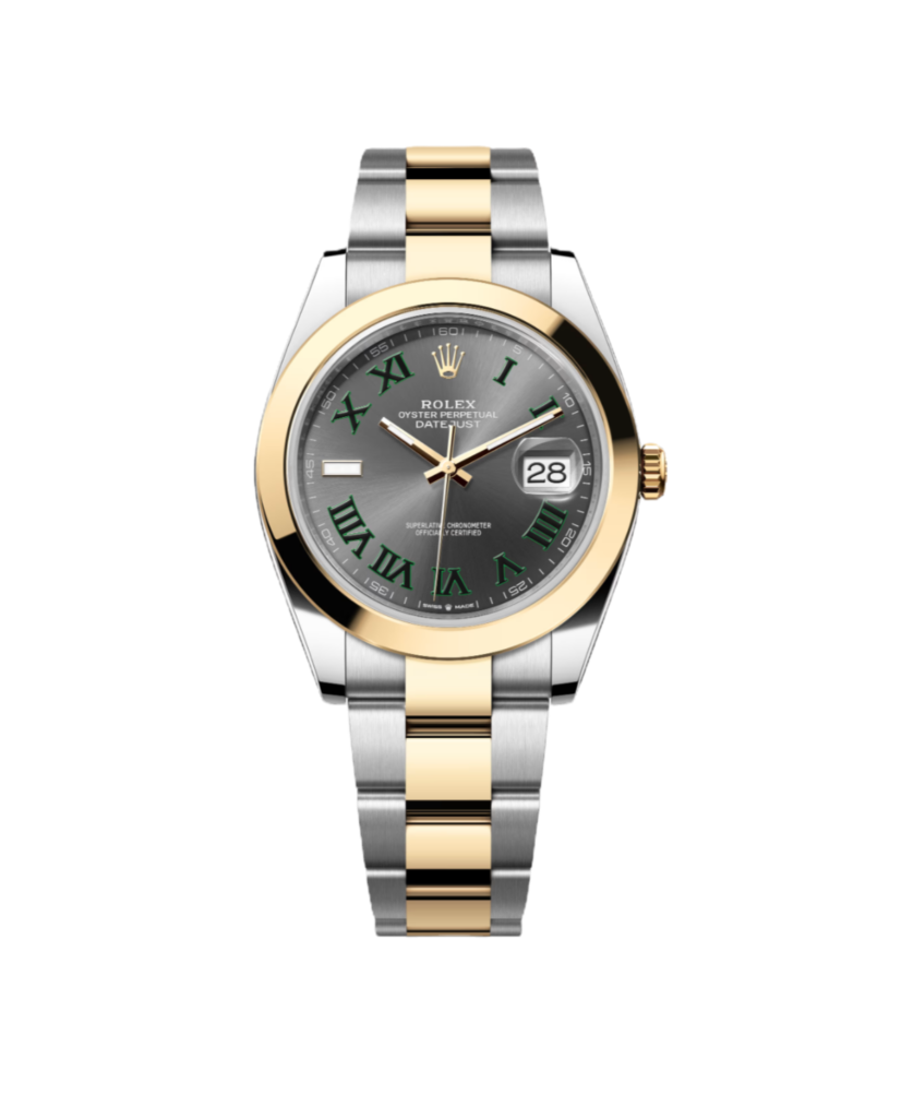 Super Clone Rolex Datejust Slate, Oystersteel and  Yellow Gold