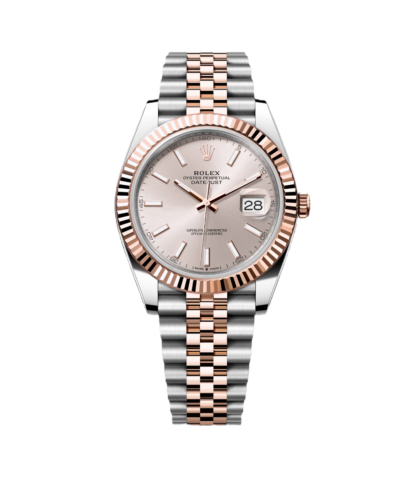 Super Clone Rolex Datejust Two Tone Everose Gold