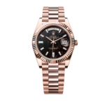 Super Clone Rolex Day-Date -Fluted, Everose Gold