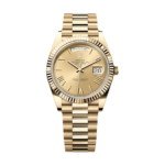 Super Clone Rolex Day-Date Gold – Gold Dial