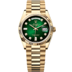 Super Clone Rolex Day Date Green Diamond Dial Gold President