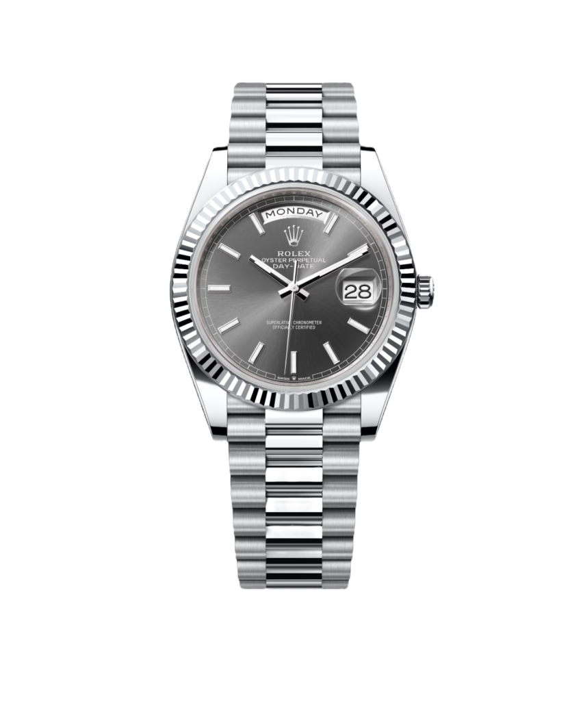 Super Clone Rolex Day-Date, Oyster , Fluted