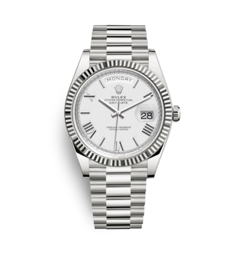 Super-Clone-Rolex-Day-Date-White-Dial-1