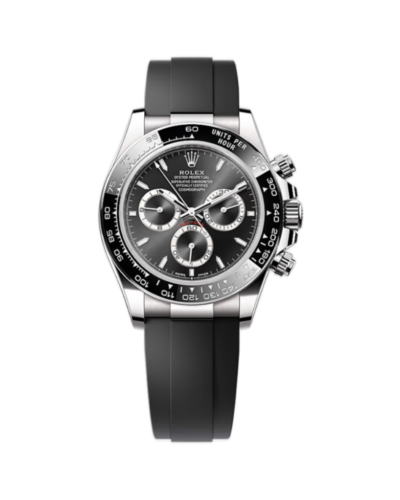 Super Clone Rolex Daytona Black Dial Oysterflex