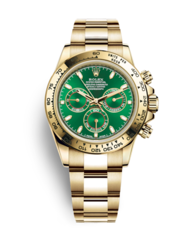 Super Clone Rolex Daytona Gold – Green Dial
