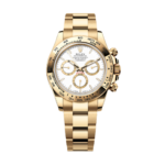 Super Clone Rolex Daytona Gold White Dial