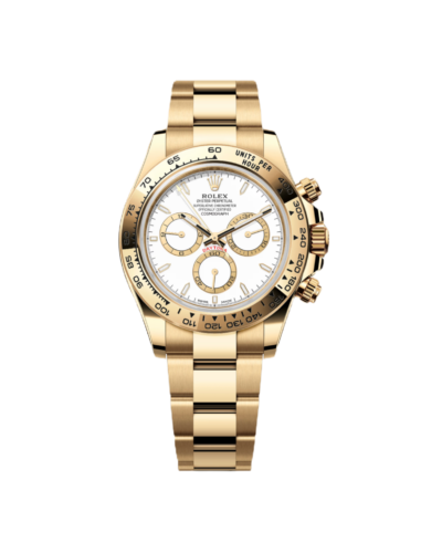 Super Clone Rolex Daytona Gold White Dial