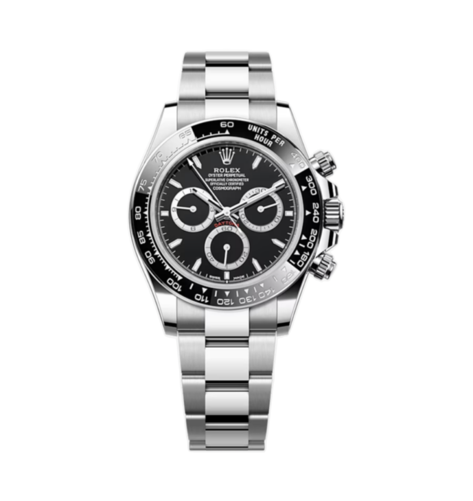 Super Clone Rolex Daytona Silver – Black Dial