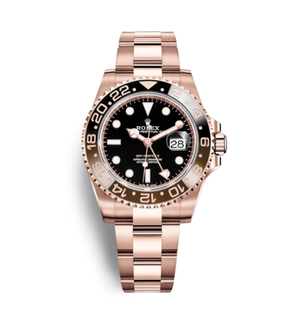 Super Clone Rolex GMT Master II Rose Gold