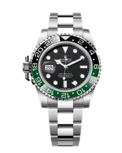 Super Clone Rolex GMT Master II Sprite Black Green Dial Oyster