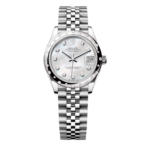 Super Clone Rolex Oyster, 31 mm, Oystersteel White Gold and Diamonds Dial