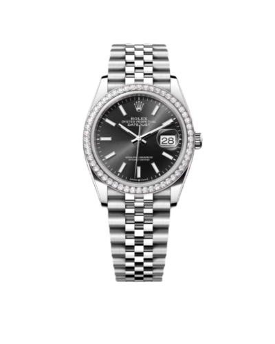 Super Clone Rolex ,Oystersteel, White Gold and  Diamonds , 31 mm