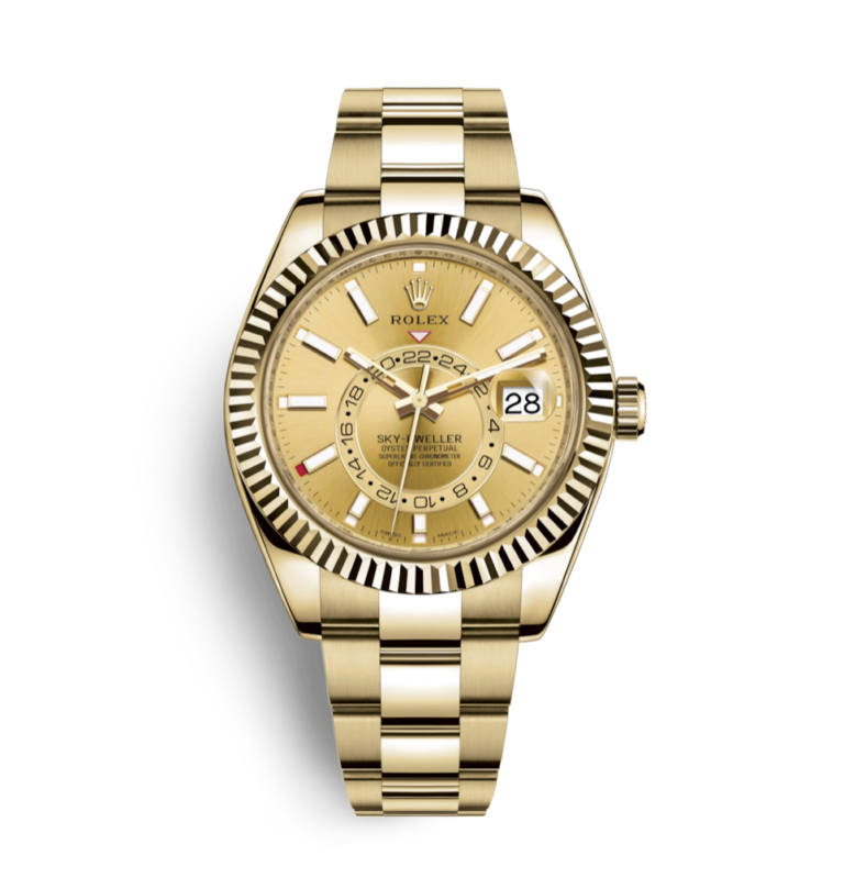 Super-Clone-Rolex-Sky-Dweller-Gold-1