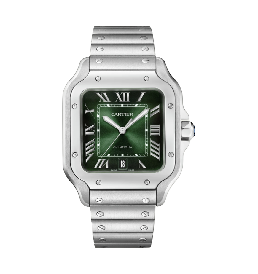Super Clone Santos de Cartier Green Dial