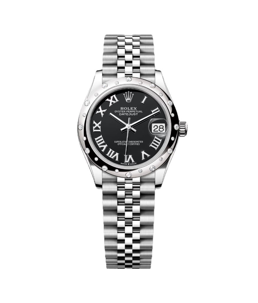 Super Clone Super Clone Rolex , Domed , Oyster 31 mm, Oystersteel , White Gold