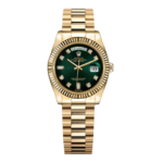 Super Clone Rolex Day-Date Gold Green Dial