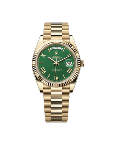 Super Clone Rolex Day-Date Gold  – Green Dial