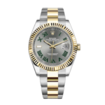 Super Clone Rolex Datejust Wimbledon Oyster Two Tone