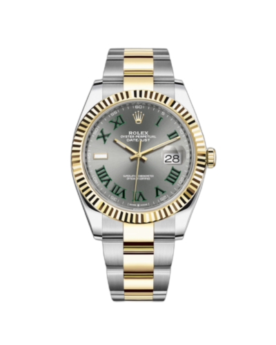 Super Clone Rolex Datejust Wimbledon Oyster Two Tone
