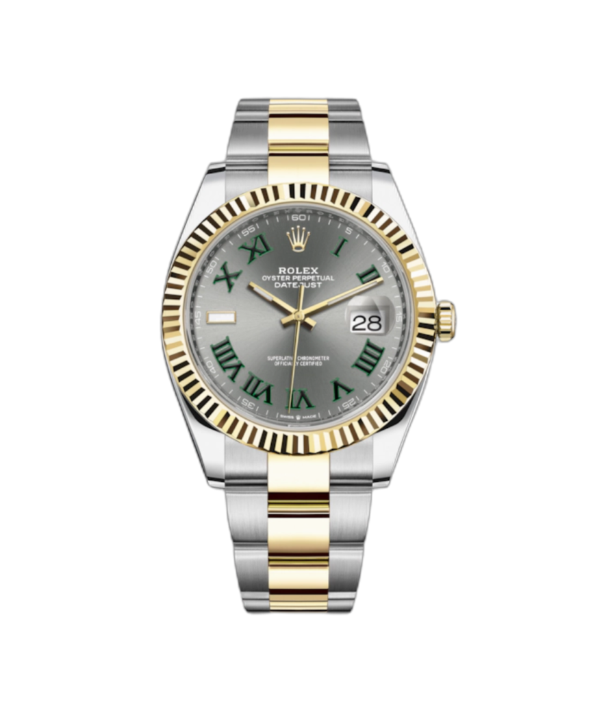 Super Clone Rolex Datejust Wimbledon Oyster Two Tone