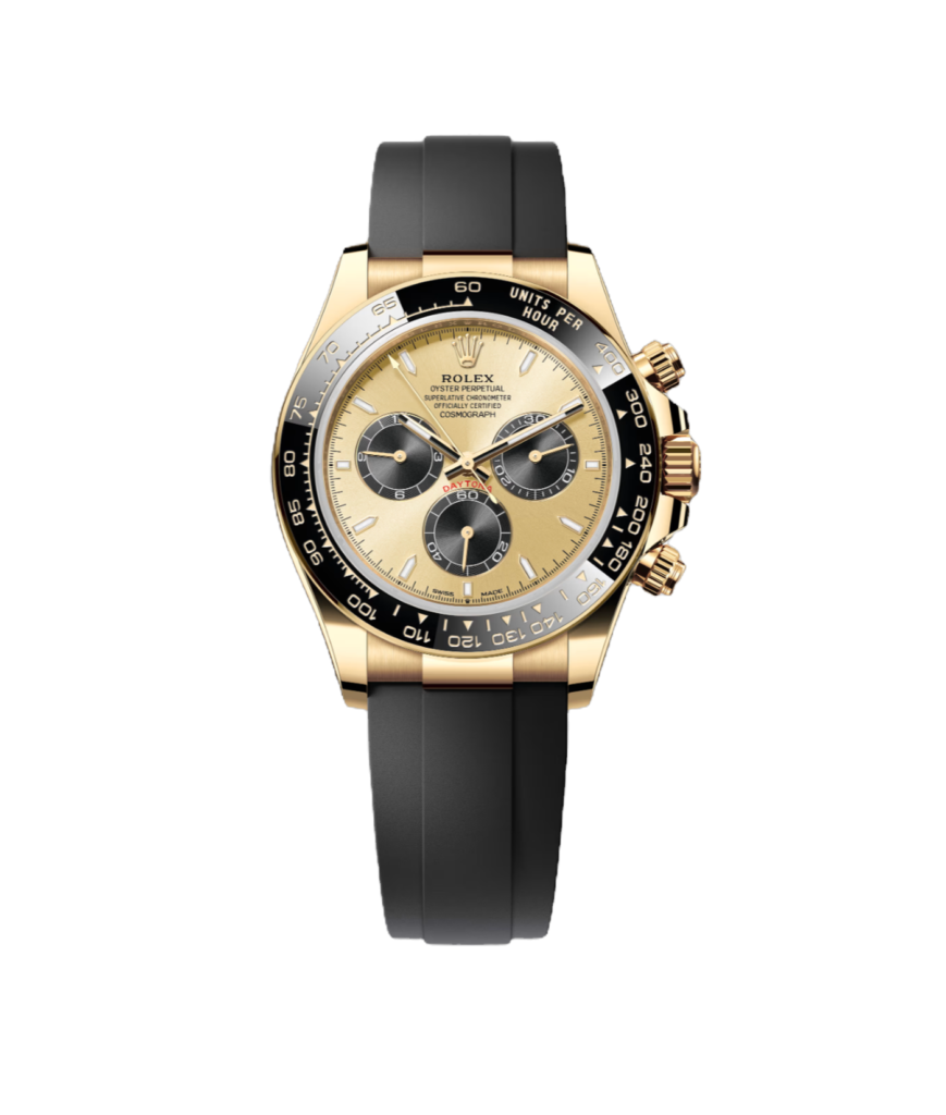 Super Clone Rolex Cosmograph Daytona Golden And Black, Yellow Gold
