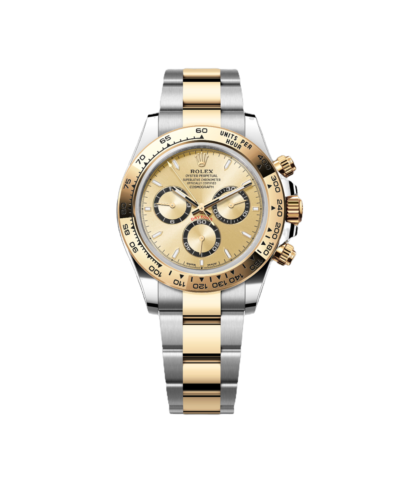 Super Clone Rolex Cosmograph Daytona, Golden, Black Counter Rings