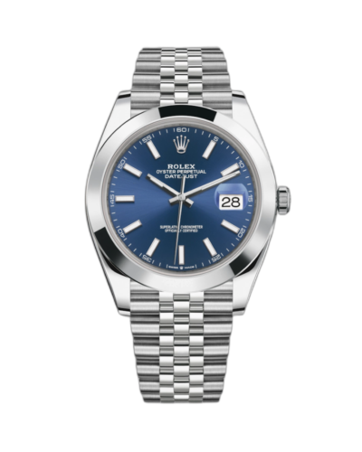 Super Clone Rolex Datejust Blue Dial Jubilee – Smooth Bezel