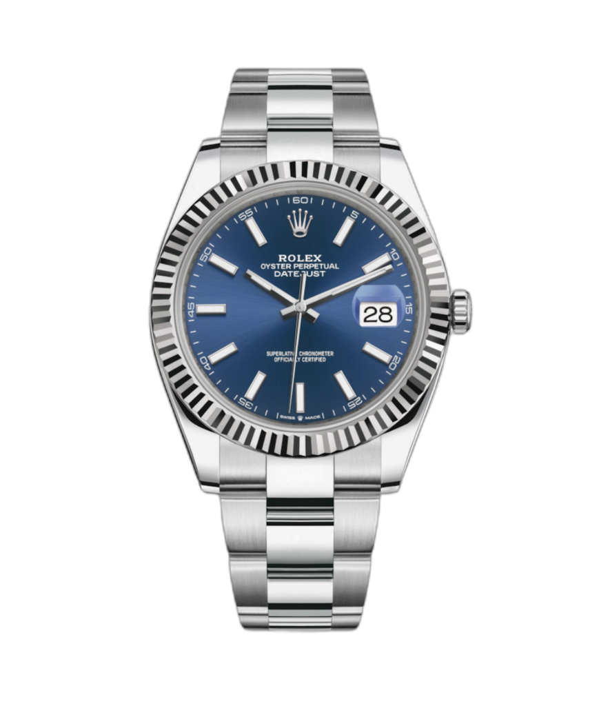 Super Clone Rolex Datejust Blue Dial Oyster