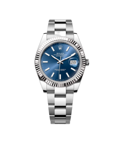 Super Clone Rolex, Datejust, Blue Dial Oyster